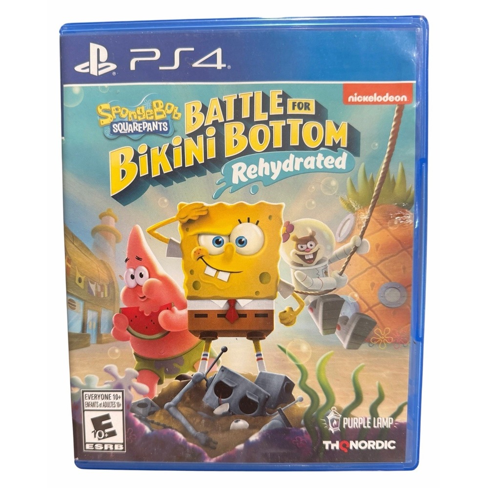 Spongebob Squarepants: Battle for Bikini Bottom Rehydrated - PlayStation 4
